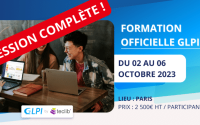 Formation GLPI administration à Paris – Octobre