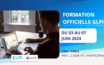 Formation GLPI administration à Paris – Juin 2024
