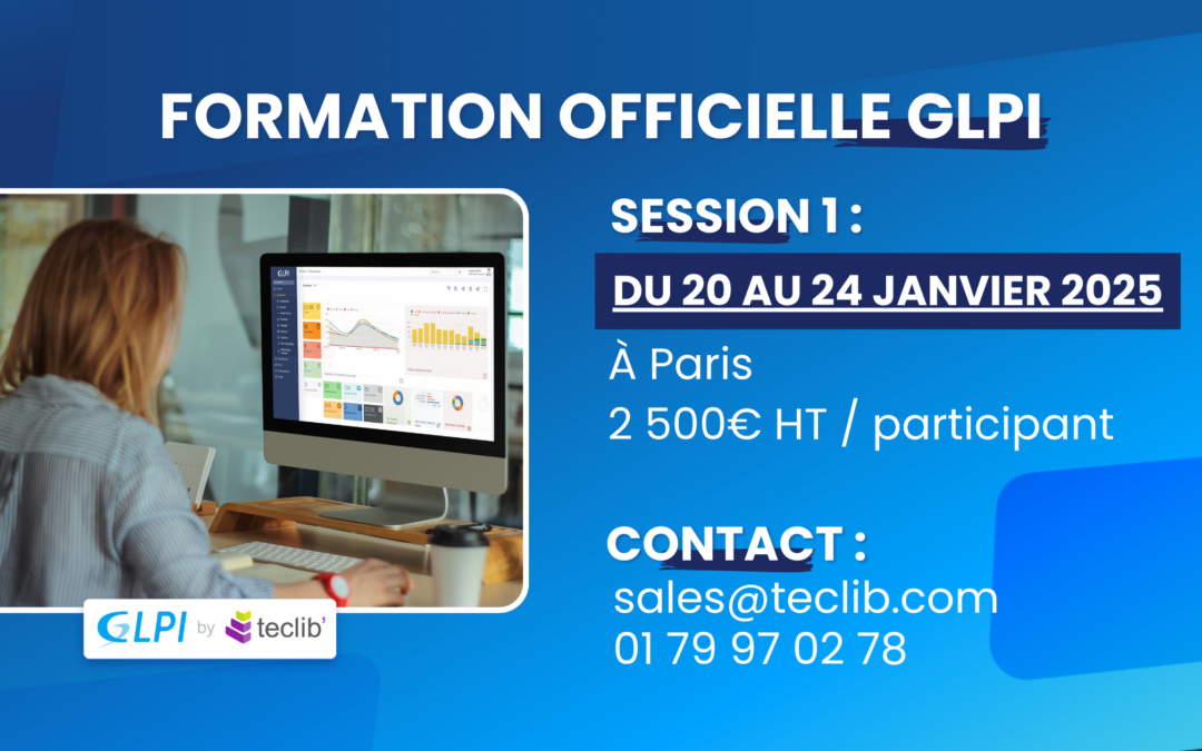 Formation GLPI Administration — Janvier 2025